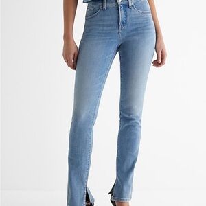 Express Women's Sky Blue Skyscraper Jeans